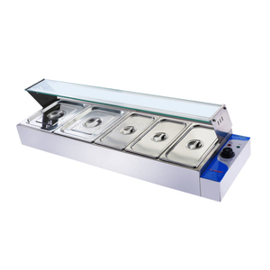 Buffet In Acciaio Inox per Uso Professionale Calda Bain Marie Scaldavivande - Product Image 2