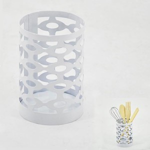 Soporte de exhibición de metal blanco de diseño moderno - Product Image 3