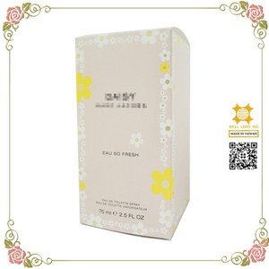 บรรจุภัณฑ์กล่องกระดาษน้ำหอมดอกไม้สีชมพู - Product Image 1
