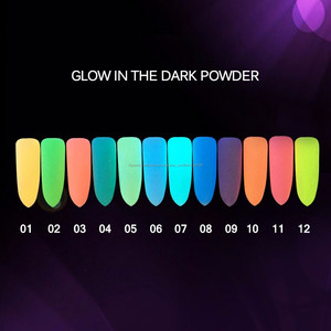 RONIKI brillan en el pigmento oscuridad en polvo para uñas arte se lumbra en <span class=keywords><strong>la</strong></span> noches - Product Image 6