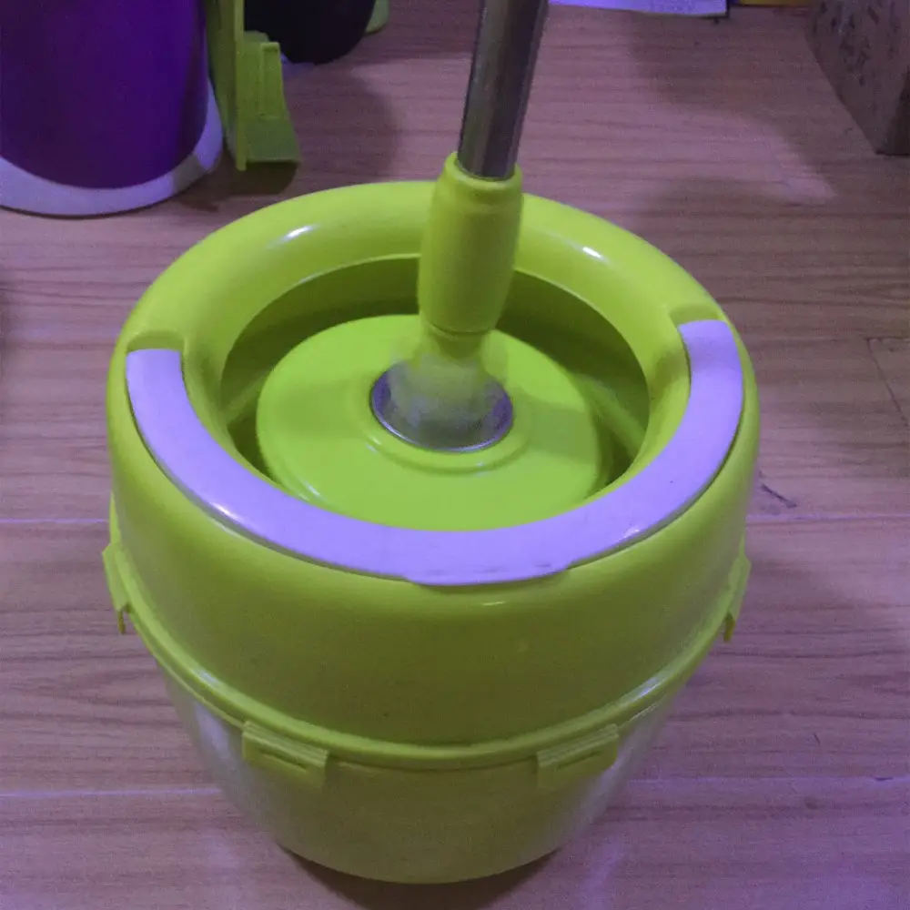Novo design de um balde de spin mop rotação mop fácil