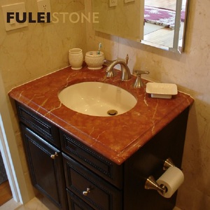 Carrelage de sol en marbre rouge, espagnol, Rosso aligi, nouveau - Product Image 4