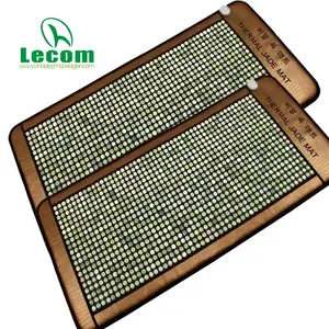 Excellent in home care ray and negative ions bed mat far infrared photons jade mattress tourmaline amethyst therapy bed