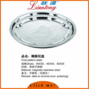 Libre de <span class=keywords><strong>la</strong></span> muestra de color plata precio barato de acero inoxidable bandeja de comida - Product Image 5