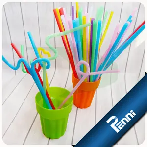 Certification approved artistic drinking straw for party use