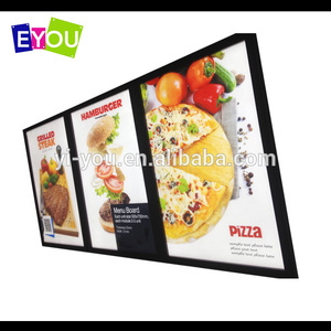 Comida rápida restaurante menú publicidad caja de luz LED - Product Image 1