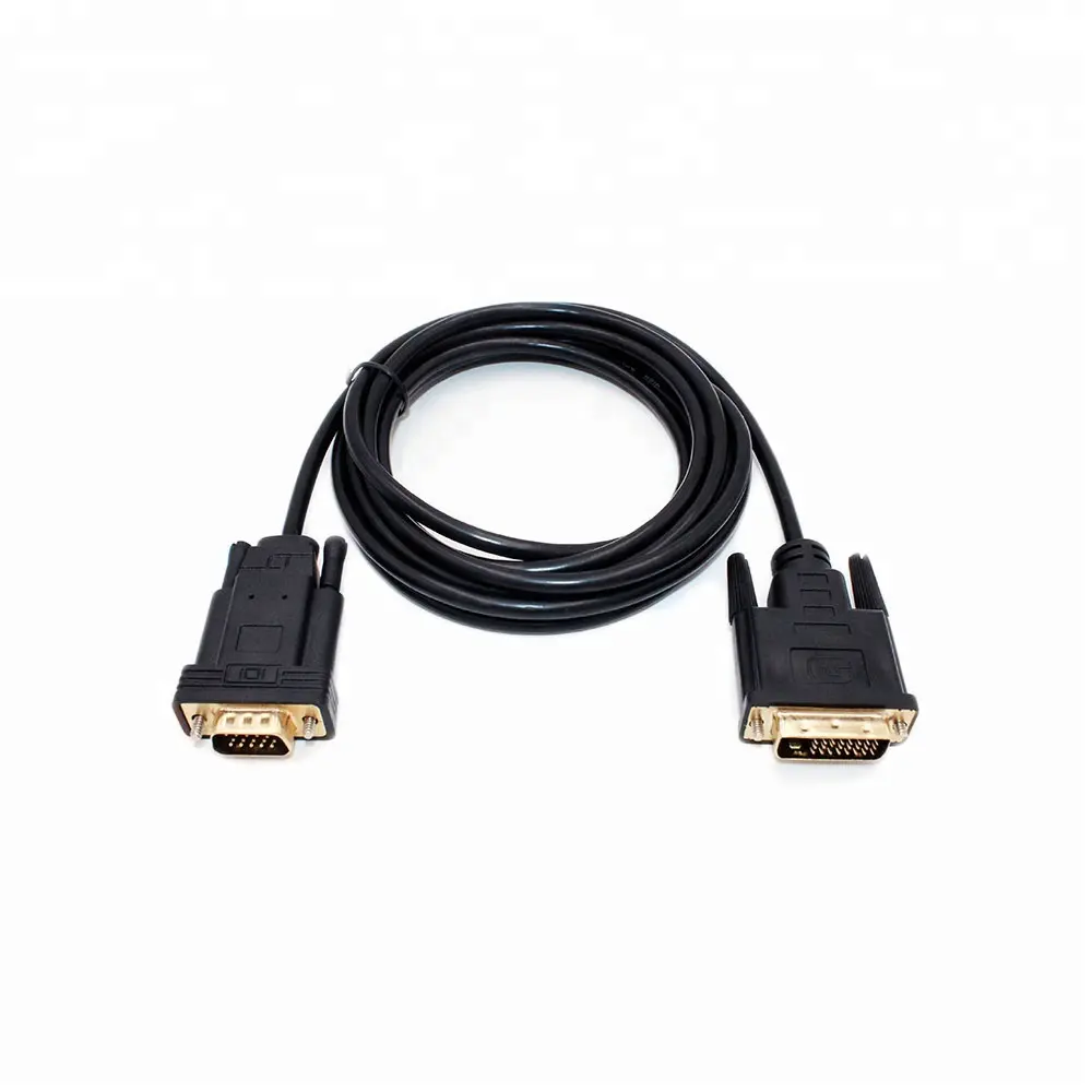 China Suppliers Male To Male 3M DVI To VGA Converter Cable