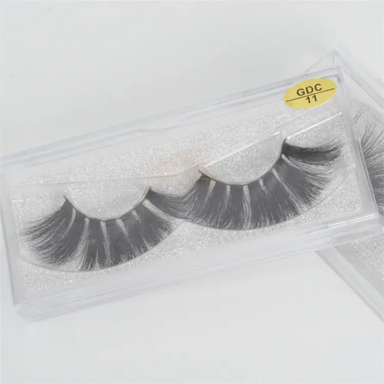 Overnight delivery 100% hand-made dramatic thick long eyelashes wholesale 25 mm mink lashes