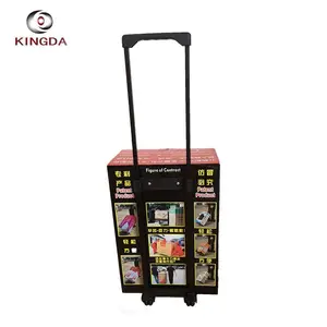 KINGDA vendita calda grande promozione ordine di scatola di cartone manico trolley