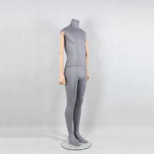 Moda Tela Gris sin cabeza venta al por mayor hombres maniquíes sastrería vestido maniquí con brazos de haya en venta - Product Image 3