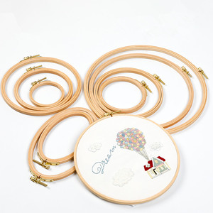Cerceaux en bambou brodés en gros pour l'artisanat DIY - Product Image 4