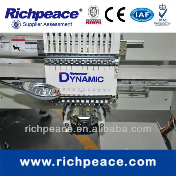 Richpeace Macchina Da Ricamo Computerizzata per Cap, T-Shirt Calzini o piatto del ricamo 2018 Consiglia Modello