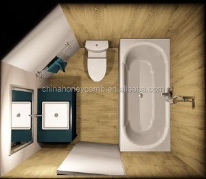 Fuerte y peso ligero baño prefabricado para <span class=keywords><strong>el</strong></span> hospital y ancianos <span class=keywords><strong>centro</strong></span> de atención - Product Image 3