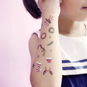 Tatuaggio temporaneo del tatuaggio dell'autoadesivo del corpo del viso della pelle sveglia dei bambini di nuovo stile per i bambini - Product Image 5