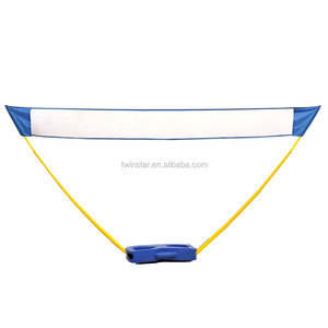 Red de bádminton portátil Voleibol Playa fútbol césped tenis redes conjunto al aire libre soporte poste con bolsa de transporte - Product Image 4