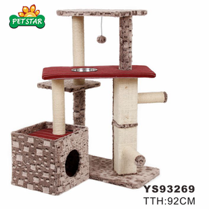 China distributor wholesale luxury cute cat trees scratching post for the big cats - Product Image 3