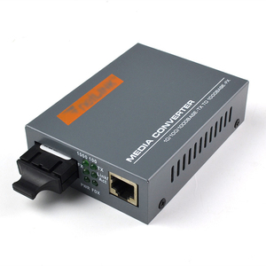 10/100/1000M Single Mode 25km Gigabit Dual Fiber Media Converter