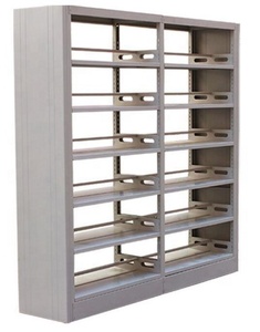 Đồ Nội Thất Thư Viện Trường Học Kệ Sách Kim Loại Trường Học Thiết Kế Hai Mặt Kệ Sách Bằng Thép Giá Sách Thiết Kế Hiện Đại Kệ Sách Bằng Thép - Product Image 2