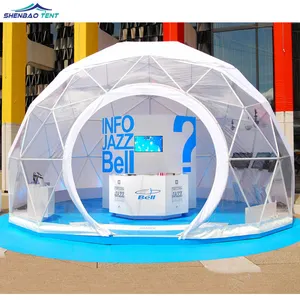 Outdoor Water-proof / Clear Roof Half Sphere Outdoor Party Dome Tent Manufacturer