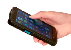 Escáner de código de barras PDA Android 5.1 portátil portátil con 5 pulgadas de pantalla, 13.56 Mhz lector rfid - Product Image 3