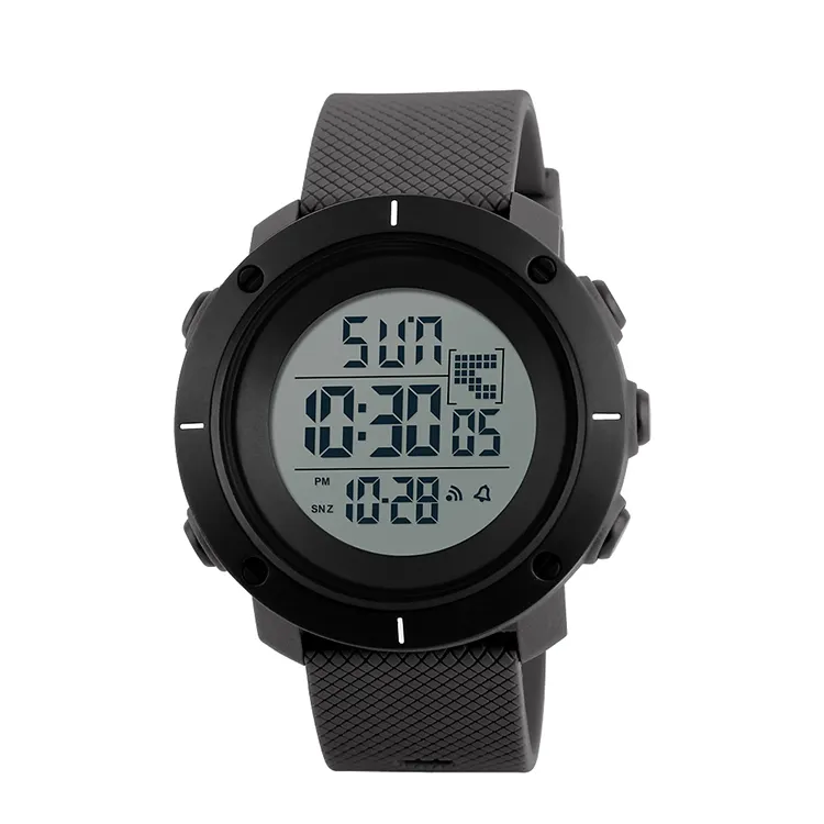 Skmei sport watch 1213 water resistant stainless steel back case digital watch relojes