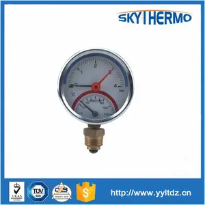 metediar đo đo chất lỏng chứa đầy đo áp suất không khí thermomanometer với giá tốt