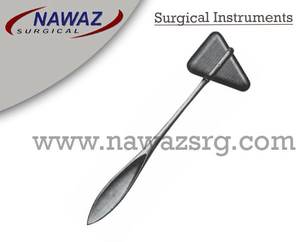 ค้อนเทย์เลอร์สแตนเลส17ซม. สีดำสำหรับใช้ทางการแพทย์และโรงพยาบาล - Product Image 2