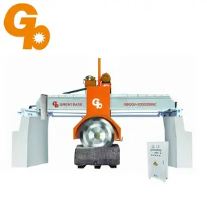 Sega a ponte macchina da taglio per granito macchina automatica Multi Blade Stone PLC taglierina per granito macchine usate per marmo e granito