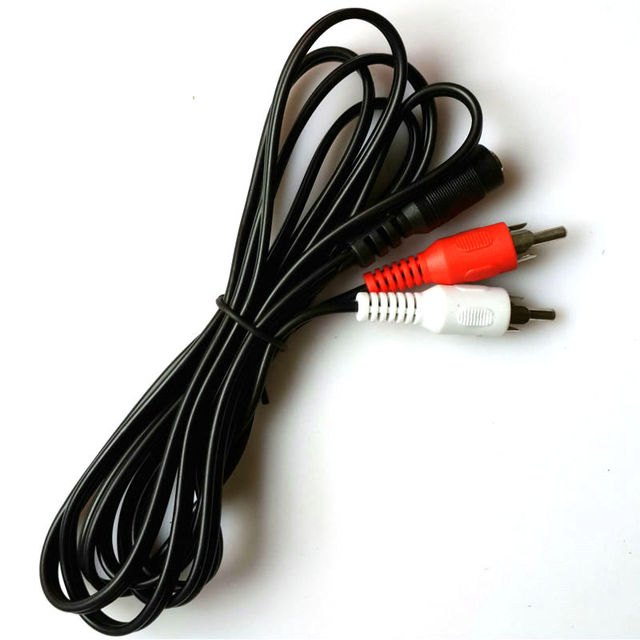 3.5mm Female to 2 RCA Male Stereo Audio Y Cable