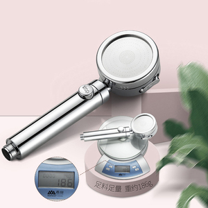 Cabezal de ducha de mano de lluvia de alta presión con botón de encendido/apagado 3 funciones Ahorro de agua para uso <span class=keywords><strong>en</strong></span> hoteles - Product Image 3