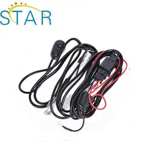 waterproof universal 12V offroad switch led light bars wiring harness for automotive