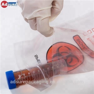 Sac en plastique résistant à l'autoclave Biohazard/enveloppe de médecine/sac en plastique de déchets de Biohazard médical de HDPE - Product Image 2