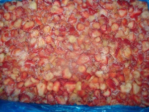 Sinocharm Fabricantes Proveedores IQF Fruta Rodajas Fresas congeladas con azúcar - Product Image 3