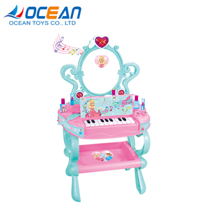 Jeux de <span class=keywords><strong>maquillage</strong></span> pour filles, coiffeuse musicale, avec lumière, 1 pièce - Product Image 1