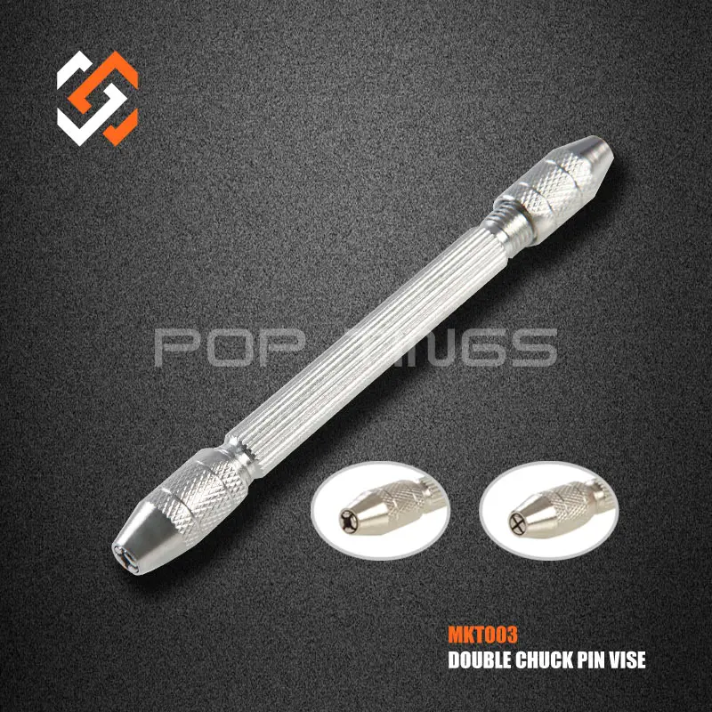 PopTings takı yapımı araçları takı yapımı el aletleri MKT003 çift Chuck Pin mengene