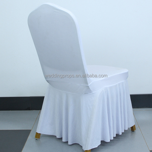 Cheap Church Wedding <strong>Chair</strong> <strong>Cover</strong> in <strong>White</strong> Ruffled <strong>Chair</strong> <strong>Cover</strong>