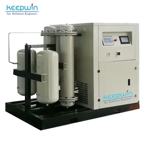 산업용 소형 7.5 바 스크류 공기 압축기 300L 탱크 Keepwin 10HP 고정식 최고의 윤활 모터 베어링 코어 부품 - Product Image 6