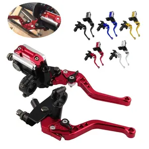 Leva Pompa Freno Frizione per Moto, Frizione Idraulica, <span class=keywords><strong>Accessori</strong></span> Cilindro Maestro 7/8\" CNC - Product Image 1