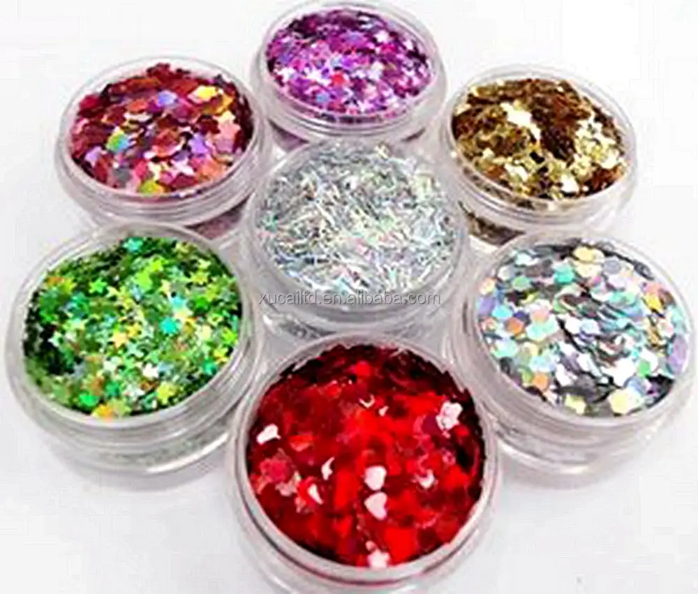 wholesale bulk fine loose Solvent resistant nail art glitter powder diamond shape glitter