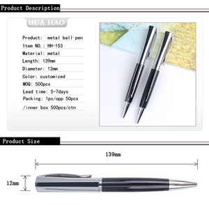 Chine usine classique <span class=keywords><strong>mont</strong></span> noir heavy metal <span class=keywords><strong>stylo</strong></span> à bille pour le cadeau - Product Image 2