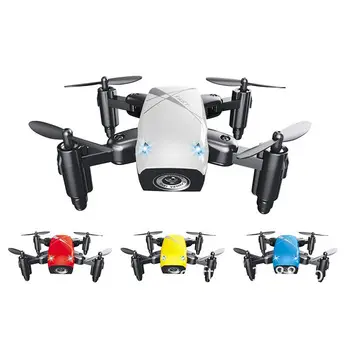 2019 Hot S9HW S9 mini drone With WiFi FPV Camera Foldable Drone Altitude Hold RC Quadcopter Pocket Drone Christmas Gift