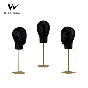 Tête de <span class=keywords><strong>Mannequin</strong></span> <span class=keywords><strong>Femme</strong></span> Amovible en Fibre de Verre Style Européen Original pour Présentation de Chapeaux – Pose Debout - Product Image 1