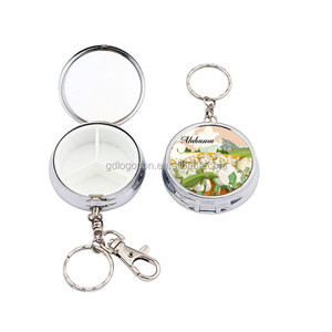 Boîte à pilules en métal de forme différente personnalisée en usine, cendrier, boîte à pilules en alliage d'aluminium, porte-clés, boîte à pilules de voyage - Product Image 5
