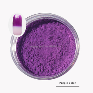 Toptan renk değiştirme tozu termokromik pigmentler kaplama plastik balçık tırnak sanat - Product Image 4