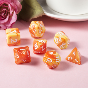Dadi RPG personalizzati d4 d6 <span class=keywords><strong>d8</strong></span> d10 d12 d20 d % Set di dadi acrilici dnd all'ingrosso in fabbrica per Dungeons and Dragons - Product Image 2