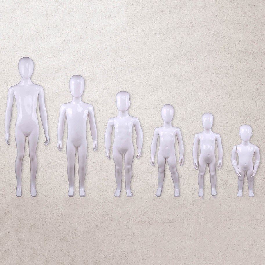 Для детей в возрасте 1 до 12 лет пластик Глянцевая белая детская обувь подходит для всего тела ребенка размер дешево манекен для детей