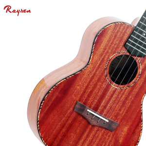 AIl Solide Afrique Acajou Ukulele En Bois Raysen Série À Extrémité Élevé De Guitare Pour Les Filles - Product Image 4