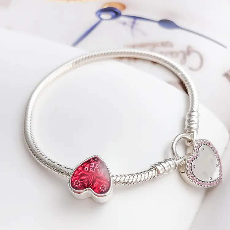 2019 Valentine's Day Lock Commitment Bracelet 925 Sterling Silver Love Lock Bracelet