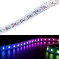 Tira de Luces LED Inteligente Programable Hanron DMX 5050, 300 LED, Píxeles RGB Digitales Direccionables WS2812B SK6812, Cortable, Regulable por Wi-Fi, IP33