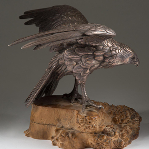 Interni di alta qualità bronzo arte moderna scultura eagle hawk statua <span class=keywords><strong>per</strong></span> la decorazione domestica - Product Image 2